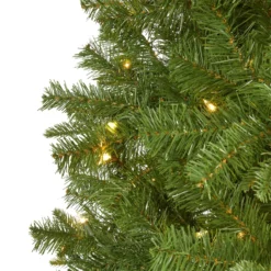 6.5' Vancouver Spruce Artificial Christmas Tree With 250 Warm White Lights And 803 Bendable Branches -Cheap Artificial Trees Store artificial 65 vancouver spruce artificial christmas tree with 250 warm white lights and 803 bendable branches nearly natural 881113