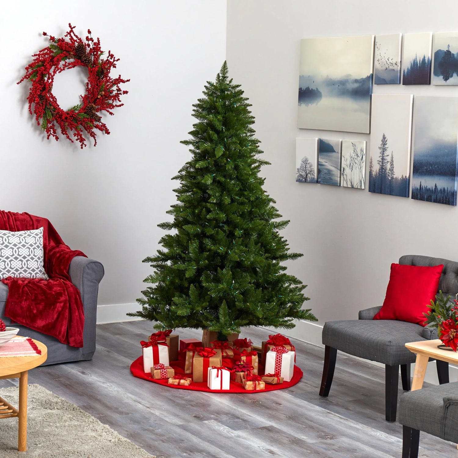 6.5' Vermont Spruce Artificial Christmas Tree 6 6.5' Vermont Spruce Artificial Christmas Tree - Image 6