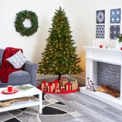 6.5' Vermont Spruce Artificial Christmas Tree With 450 Warm White (Multifunction) LED Lights With Instant Connect Technology And 984 Bendable Branches 18 6.5' Vermont Spruce Artificial Christmas Tree With 450 Warm White (Multifunction) LED Lights With Instant Connect Technology And 984 Bendable Branches -Cheap Artificial Trees Store artificial 65 vermont spruce artificial christmas tree with 450 warm white multifunction led lights with instant connect technology and 984 bendable branches nearly natur 813730