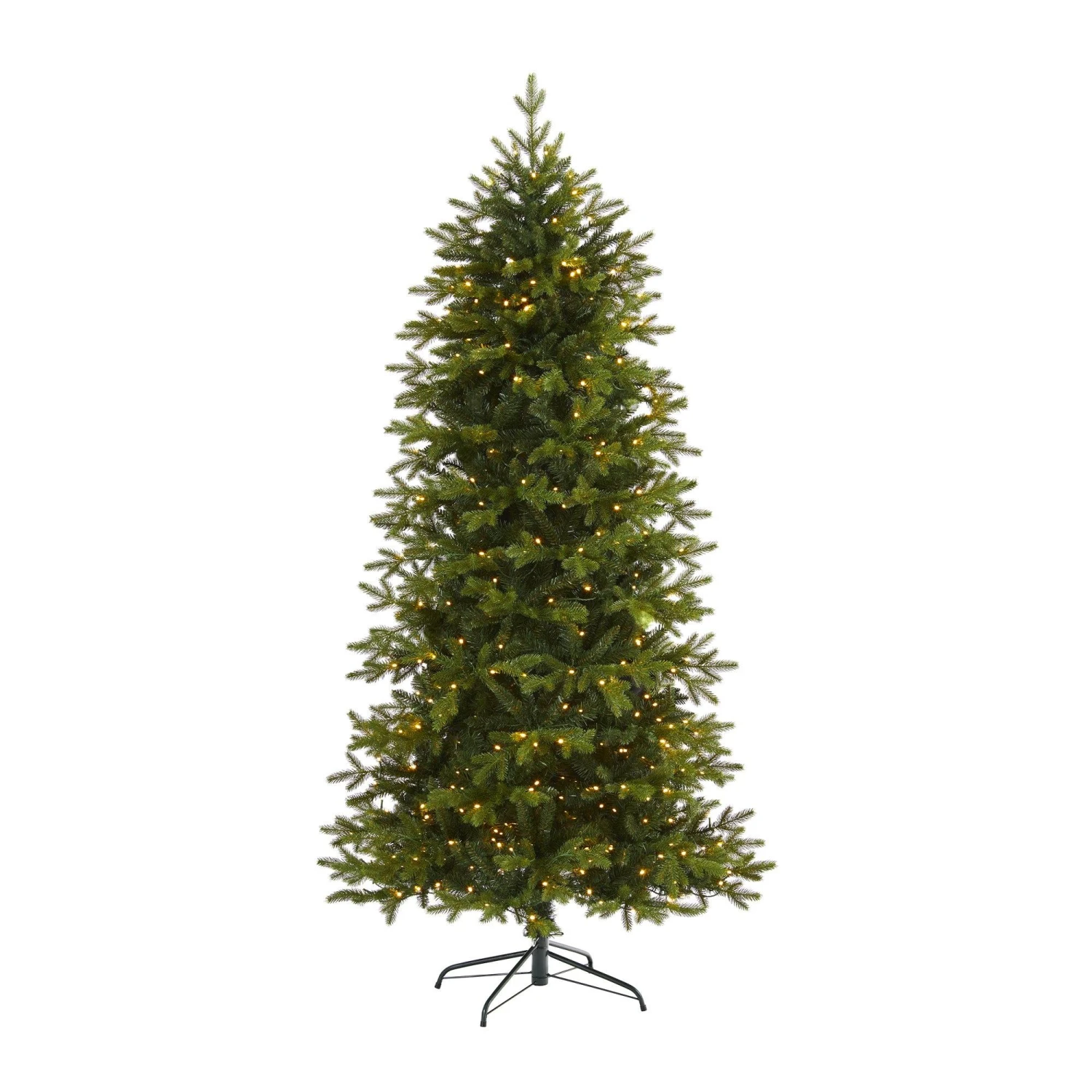 7’ Belgium Fir “Natural Look” Artificial Christmas Tree With 500 Clear LED Lights 1 7’ Belgium Fir “Natural Look” Artificial Christmas Tree With 500 Clear LED Lights