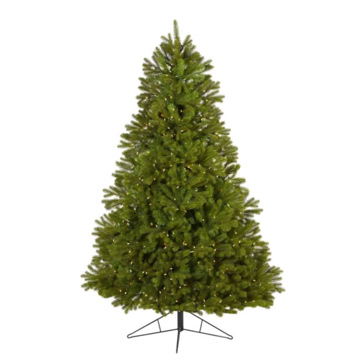 7' Cambridge Spruce Flat Back Artificial Christmas Tree With 500 Warm White (Multifunction) LED Lights And 960 Bendable Branches 6 7' Cambridge Spruce Flat Back Artificial Christmas Tree With 500 Warm White (Multifunction) LED Lights And 960 Bendable Branches -Cheap Artificial Trees Store artificial 7 cambridge spruce flat back artificial christmas tree with 500 warm white multifunction led ligh nearly natural 137929