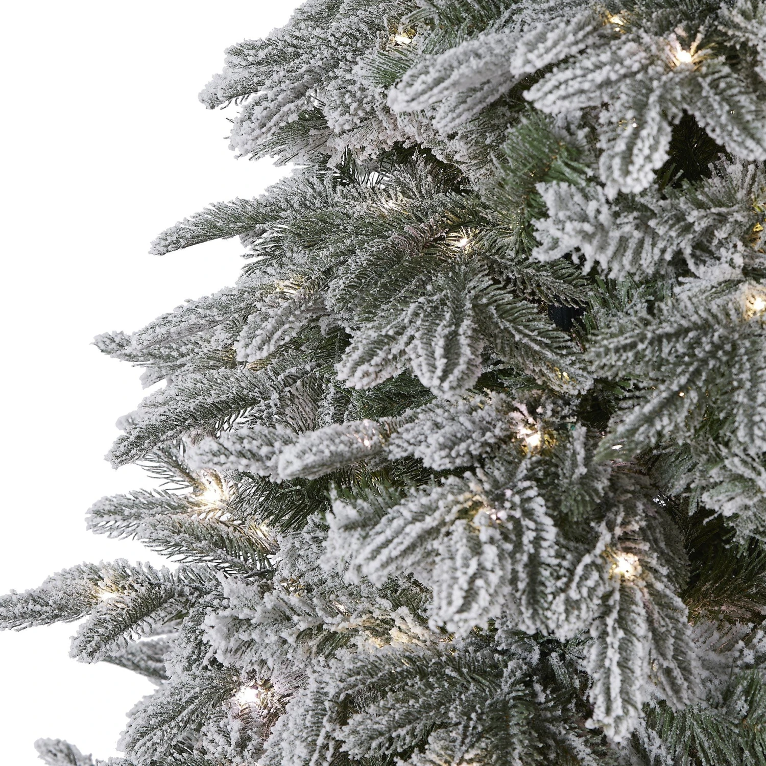 7' Flocked Colorado Mountain Fir Artificial Christmas Tree 3 7' Flocked Colorado Mountain Fir Artificial Christmas Tree - Image 3