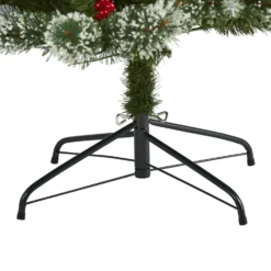 7’ Frosted Swiss Pine Artificial Christmas Tree With 400 Clear LED Lights And Berries 10 7’ Frosted Swiss Pine Artificial Christmas Tree With 400 Clear LED Lights And Berries -Cheap Artificial Trees Store artificial 7 frosted swiss pine artificial christmas tree with 400 clear led lights and berries nearly natural 446090