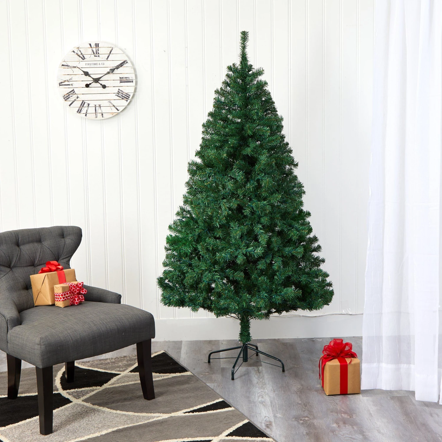 7' Northern Tip Pine Artificial Christmas Tree 6 7' Northern Tip Pine Artificial Christmas Tree - Image 6