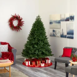 7' Oregon Spruce Artificial Christmas Tree -Cheap Artificial Trees Store artificial 7 oregon spruce artificial christmas tree with 850 warm white multifunction microdot led lights with instant connect technology and 1796 bendable branches near 617128