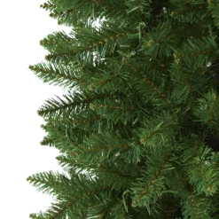 7’ Slim Green Mountain Pine Artificial Christmas Tree With 300 Clear LED Lights -Cheap Artificial Trees Store artificial 7 slim green mountain pine artificial christmas tree with 300 clear led lights nearly natural 305835