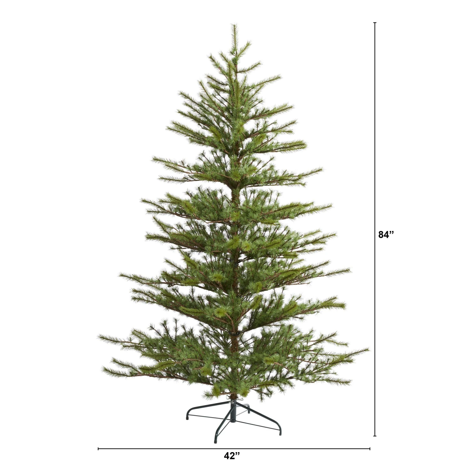 7’ Vancouver Mountain Pine Artificial Christmas Tree With 374 Bendable Branches 2 7’ Vancouver Mountain Pine Artificial Christmas Tree With 374 Bendable Branches - Image 2