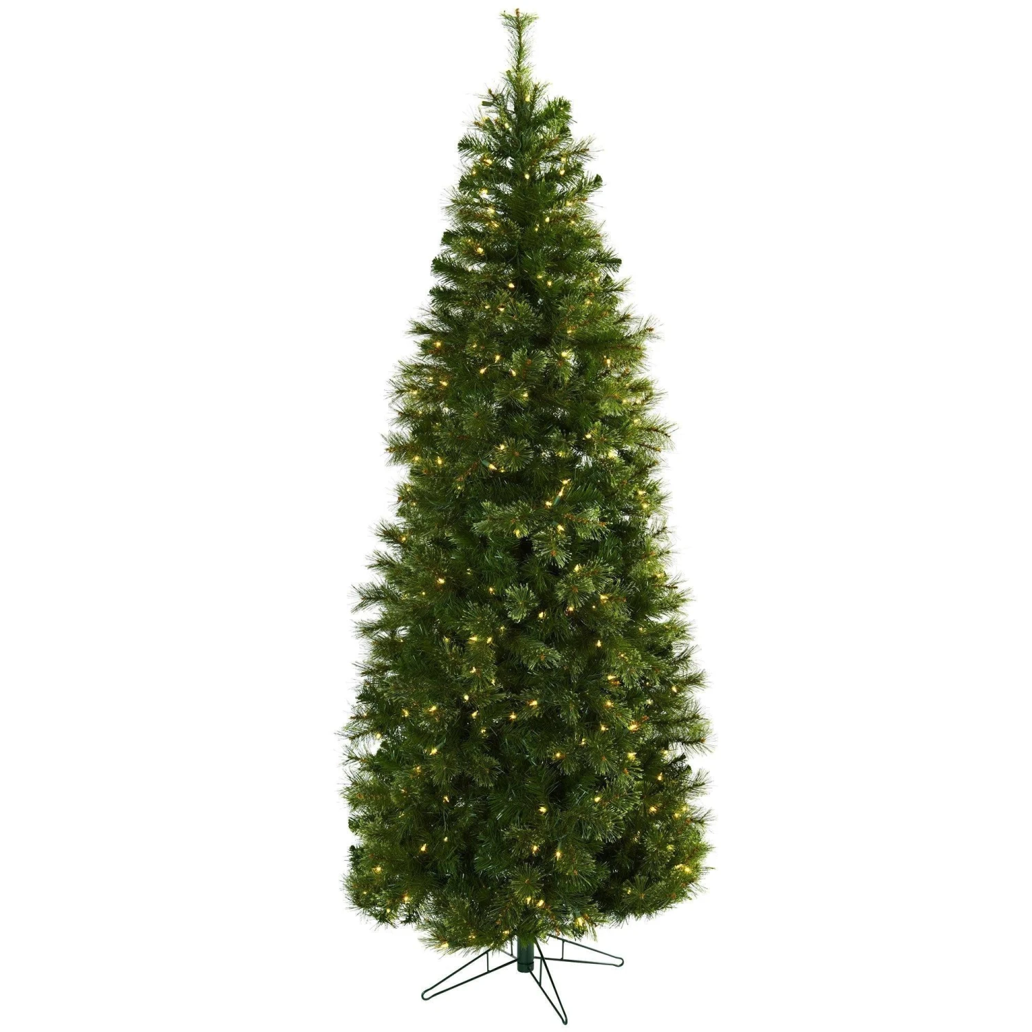 7.5’ Cashmere Slim Christmas Tree W/Clear Lights 1 7.5’ Cashmere Slim Christmas Tree W/Clear Lights