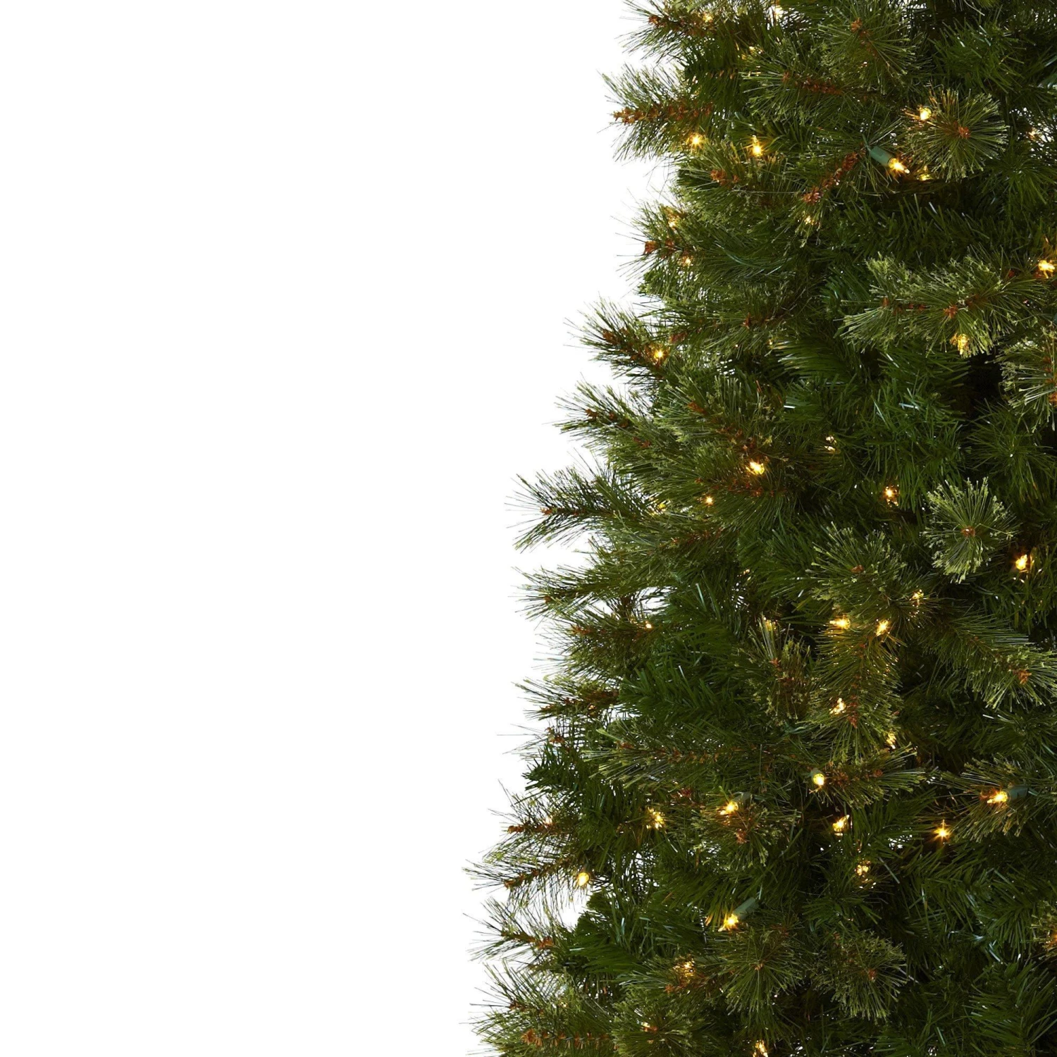 7.5’ Cashmere Slim Christmas Tree W/Clear Lights 2 7.5’ Cashmere Slim Christmas Tree W/Clear Lights - Image 2
