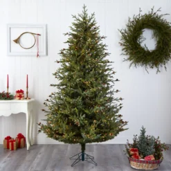 7.5’ Classic Pine & Pine Cone Christmas Tree -Cheap Artificial Trees Store artificial 75 classic pine pine cone christmas tree nearly natural 285465 scaled