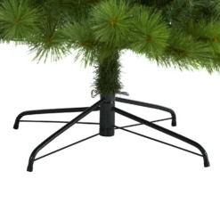 7.5’ Green Scotch Pine Artificial Christmas Tree With 550 Clear LED Lights -Cheap Artificial Trees Store artificial 75 green scotch pine artificial christmas tree with 550 clear led lights nearly natural 205654