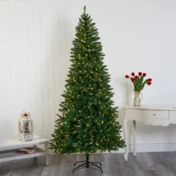 7.5’ Green Valley Fir Artificial Christmas Tree With 500 Clear LED Lights 13 7.5’ Green Valley Fir Artificial Christmas Tree With 500 Clear LED Lights -Cheap Artificial Trees Store artificial 75 green valley fir artificial christmas tree with 500 clear led lights nearly natural 596826