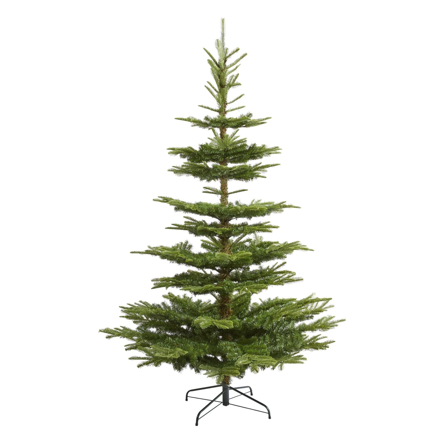 7.5’ Layered Washington Spruce Artificial Christmas Tree With And 1325 Bendable Branches 1 7.5’ Layered Washington Spruce Artificial Christmas Tree With And 1325 Bendable Branches