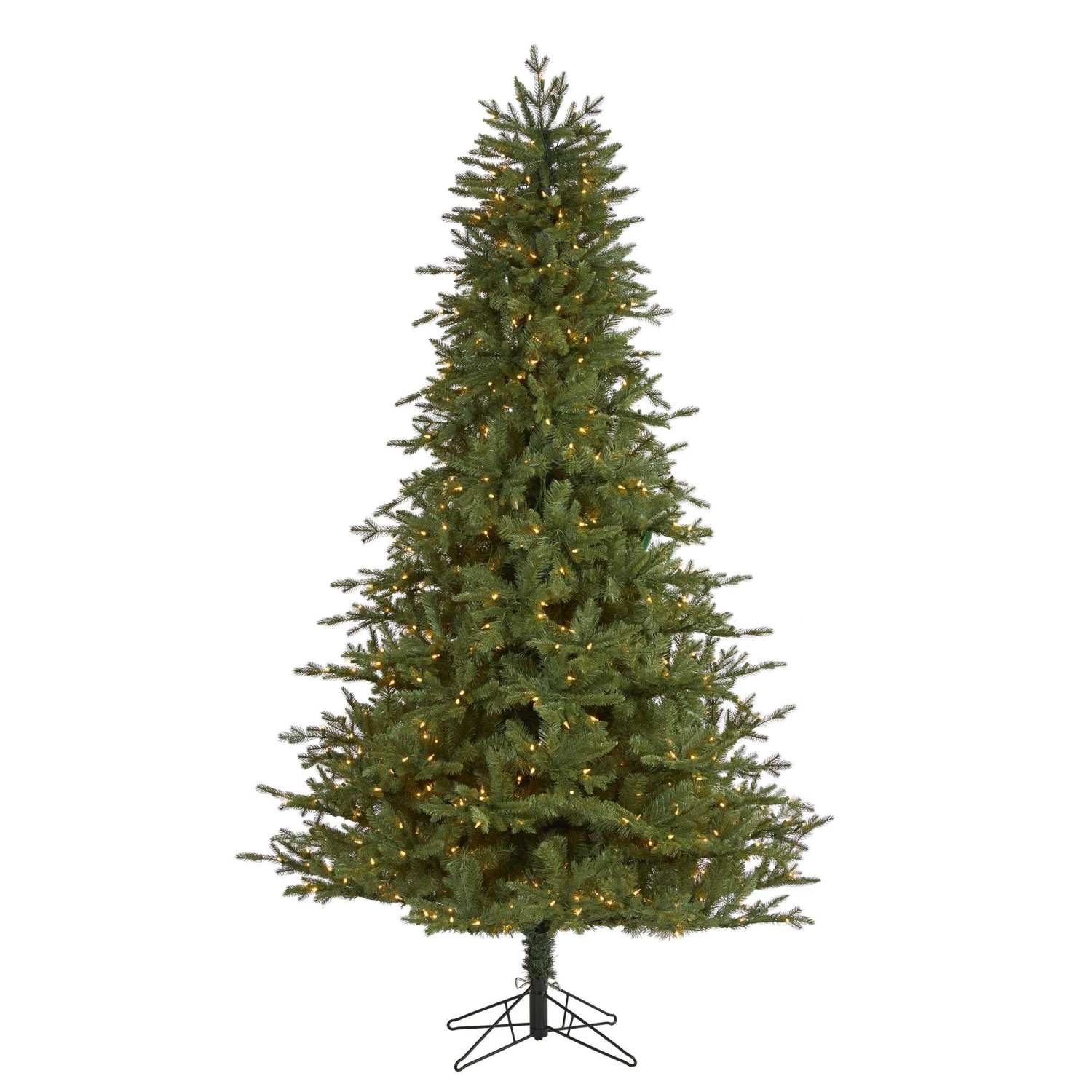 7.5' New Hampshire Spruce Artificial Christmas Tree With 650 Warm White Lights And 1462 Bendable Branches 1 7.5' New Hampshire Spruce Artificial Christmas Tree With 650 Warm White Lights And 1462 Bendable Branches