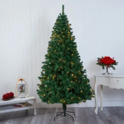 7.5' Northern Tip Pine Artificial Christmas Tree With 400 Clear LED Lights 15 7.5' Northern Tip Pine Artificial Christmas Tree With 400 Clear LED Lights -Cheap Artificial Trees Store artificial 75 northern tip pine artificial christmas tree with 400 clear led lights nearly natural 160420