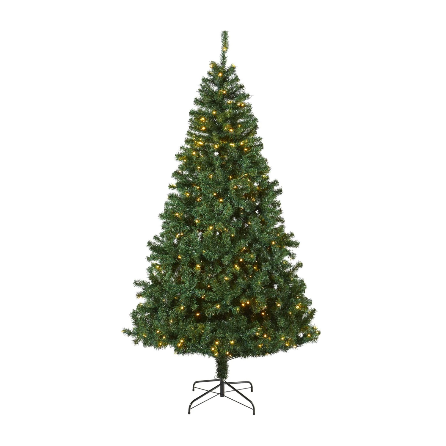 7.5' Northern Tip Pine Artificial Christmas Tree With 400 Clear LED Lights 1 7.5' Northern Tip Pine Artificial Christmas Tree With 400 Clear LED Lights
