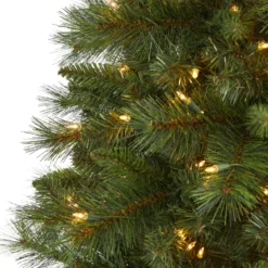 7.5’ Slim West Virginia Mountain Pine Artificial Christmas Tree With 450 Clear Lights And 967 Bendable Branches -Cheap Artificial Trees Store artificial 75 slim west virginia mountain pine artificial christmas tree with 450 clear lights and 967 bendab nearly natural 721979
