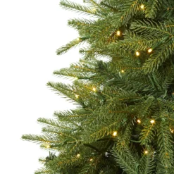 7.5’ Vancouver Fir “Natural Look” Artificial Christmas Tree With 600 Clear LED Lights And 2942 Bendable Branches -Cheap Artificial Trees Store artificial 75 vancouver fir natural look artificial christmas tree with 600 clear led lights and 2942 benda nearly natural 511308