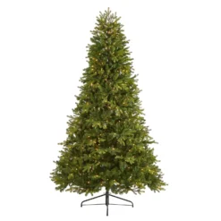 7.5’ Washington Fir Artificial Christmas Tree With 600 Clear Lights And 1610 Bendable Branches