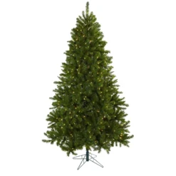 Cheap Artificial Trees Store 15 7.5’ Windermere Christmas Tree W/Clear Lights
