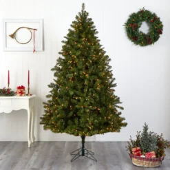 7.5’ Windermere Christmas Tree W/Clear Lights -Cheap Artificial Trees Store artificial 75 windermere christmas tree wclear lights nearly natural 687189 scaled