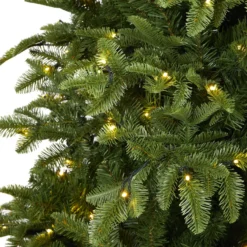 7.5’ Wyoming Fir Artificial Christmas Tree With 500 Clear LED Lights And 1580 Bendable Branches -Cheap Artificial Trees Store artificial 75 wyoming fir artificial christmas tree with 500 clear led lights and 1580 bendable branches nearly natural 465644