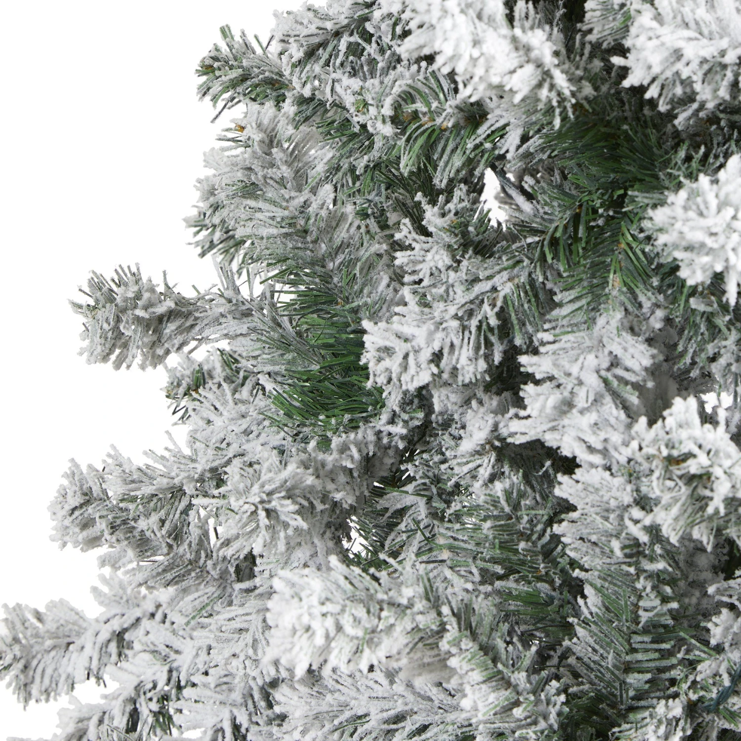 8' Flocked Rock Springs Spruce Artificial Christmas Tree 3 8' Flocked Rock Springs Spruce Artificial Christmas Tree - Image 3