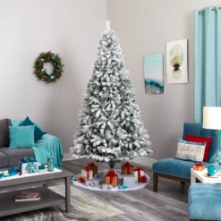 8' Flocked Rock Springs Spruce Artificial Christmas Tree 10 8' Flocked Rock Springs Spruce Artificial Christmas Tree -Cheap Artificial Trees Store artificial 8 flocked rock springs spruce artificial christmas tree nearly natural 401204