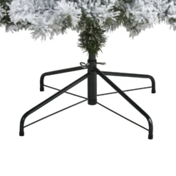 8' Flocked West Virginia Fir Artificial Christmas Tree With 500 Clear LED Lights -Cheap Artificial Trees Store artificial 8 flocked west virginia fir artificial christmas tree with 500 clear led lights nearly natural 468667