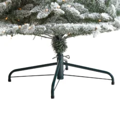 8’ Flocked West Virginia Spruce Christmas Tree With 600 Clear Lights And 1856 Bendable Branches -Cheap Artificial Trees Store artificial 8 flocked west virginia spruce christmas tree with 600 clear lights and 1856 bendable branches nearly natural 832248