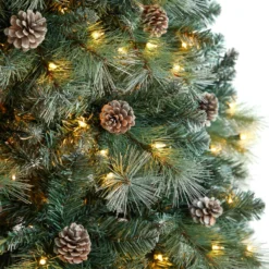 8’ Frosted Tip British Columbia Mountain Pine Artificial Christmas Tree 11 8’ Frosted Tip British Columbia Mountain Pine Artificial Christmas Tree -Cheap Artificial Trees Store artificial 8 frosted tip british columbia mountain pine tree with 500 clear lights pine cones nearly natural 958261