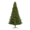 8' Vermont Fir Artificial Christmas Tree With 450 Clear LED Lights