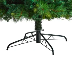 8’ West Virginia Full Bodied Mixed Pine Christmas Tree With 700 Clear LED Lights And Pine Cones -Cheap Artificial Trees Store artificial 8 west virginia full bodied mixed pine christmas tree with 700 clear led lights and pine cones nearly natural 591035