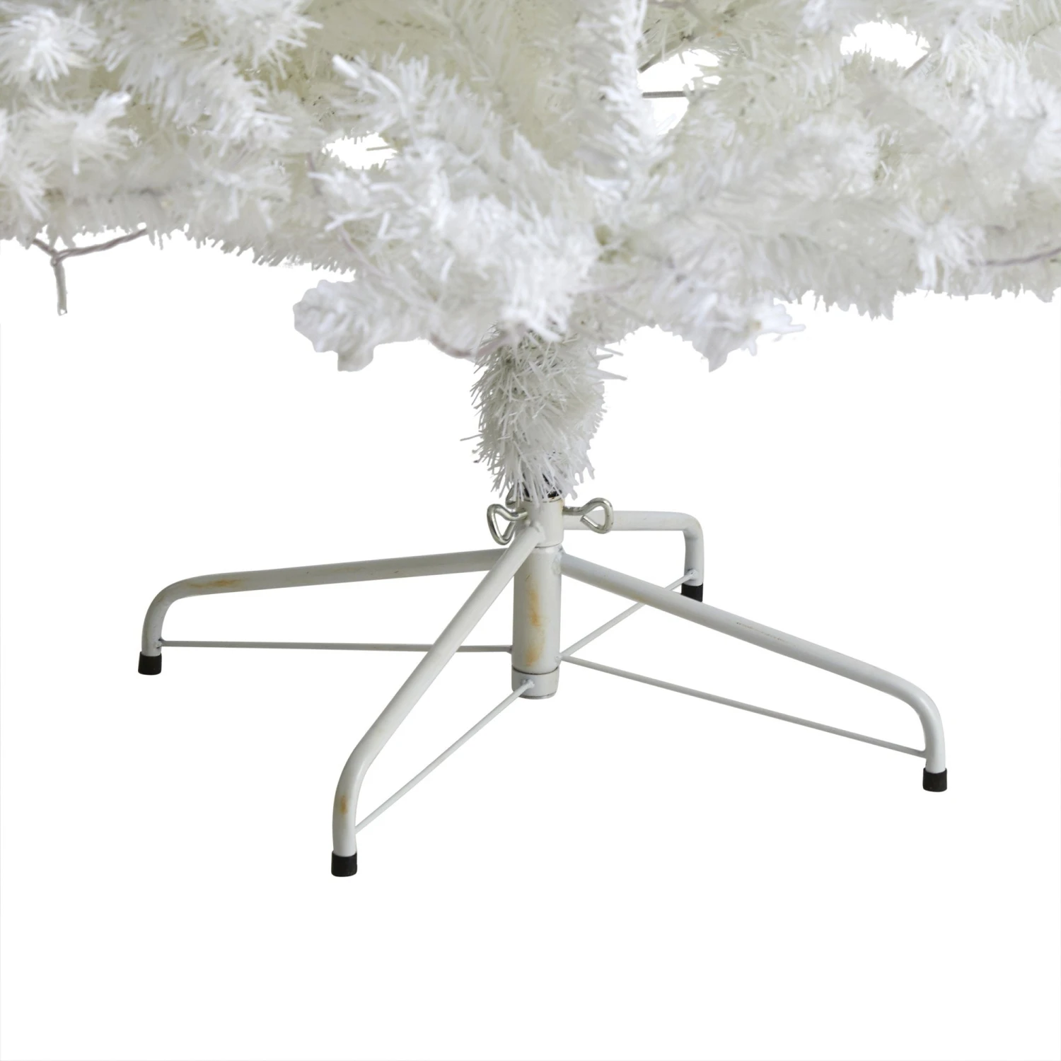 8' White Artificial Christmas Tree With 1500 Bendable Branches 4 8' White Artificial Christmas Tree With 1500 Bendable Branches - Image 4