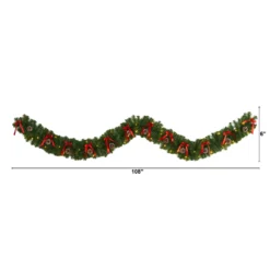 Cheap Artificial Trees Store -Cheap Artificial Trees Store artificial 9 bow and pinecone artificial christmas garland with 35 clear led lights nearly natural 665623