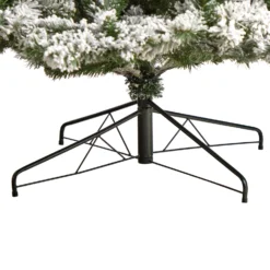 9' Flocked West Virginia Fir Christmas Tree With 650 Clear LED Lights And 1320 Bendable Branches -Cheap Artificial Trees Store artificial 9 flocked west virginia fir christmas tree with 650 clear led lights and 1320 bendable branches nearly natural 967159