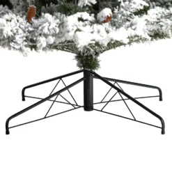 9' Flocked White River Mountain Pine Christmas Tree With Pinecones And 650 Clear LED Lights 13 9' Flocked White River Mountain Pine Christmas Tree With Pinecones And 650 Clear LED Lights -Cheap Artificial Trees Store artificial 9 flocked white river mountain pine christmas tree with pinecones and 650 clear led lights nearly natural 278558