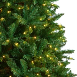 9’ Green Valley Fir Artificial Christmas Tree With 800 Clear LED Lights And 2093 Bendable Branches -Cheap Artificial Trees Store artificial 9 green valley fir artificial christmas tree with 800 clear led lights and 2093 bendable branches nearly natural 568085
