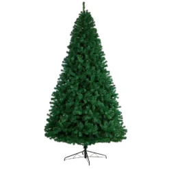 9' Northern Tip Artificial Christmas Tree With 650 Clear LED Lights And 1860 Bendable Branches -Cheap Artificial Trees Store artificial 9 northern tip artificial christmas tree with 650 clear led lights and 1860 bendable branches nearly natural 874339