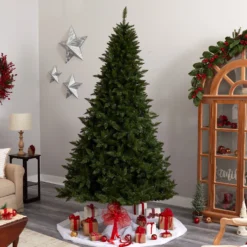 9’ Vermont Spruce Artificial Christmas Tree -Cheap Artificial Trees Store artificial 9 vermont spruce tree with 850 color changing multifunction with remote control led lights nearly natural 776815