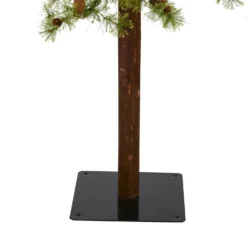 9' Wyoming Alpine Artificial Christmas Tree With 300 Clear (multifunction) LED Lights And Pine Cones On Natural Trunk 12 9' Wyoming Alpine Artificial Christmas Tree With 300 Clear (multifunction) LED Lights And Pine Cones On Natural Trunk -Cheap Artificial Trees Store artificial 9 wyoming alpine artificial christmas tree with 300 clear multifunction led lights and pine cones nearly natural 941174