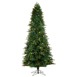 9.5' Montana Mountain Fir Artificial Christmas Tree -Cheap Artificial Trees Store artificial 95 montana mountain fir tree with 1150 multi color led lights and instant connect technology nearly natural 385039